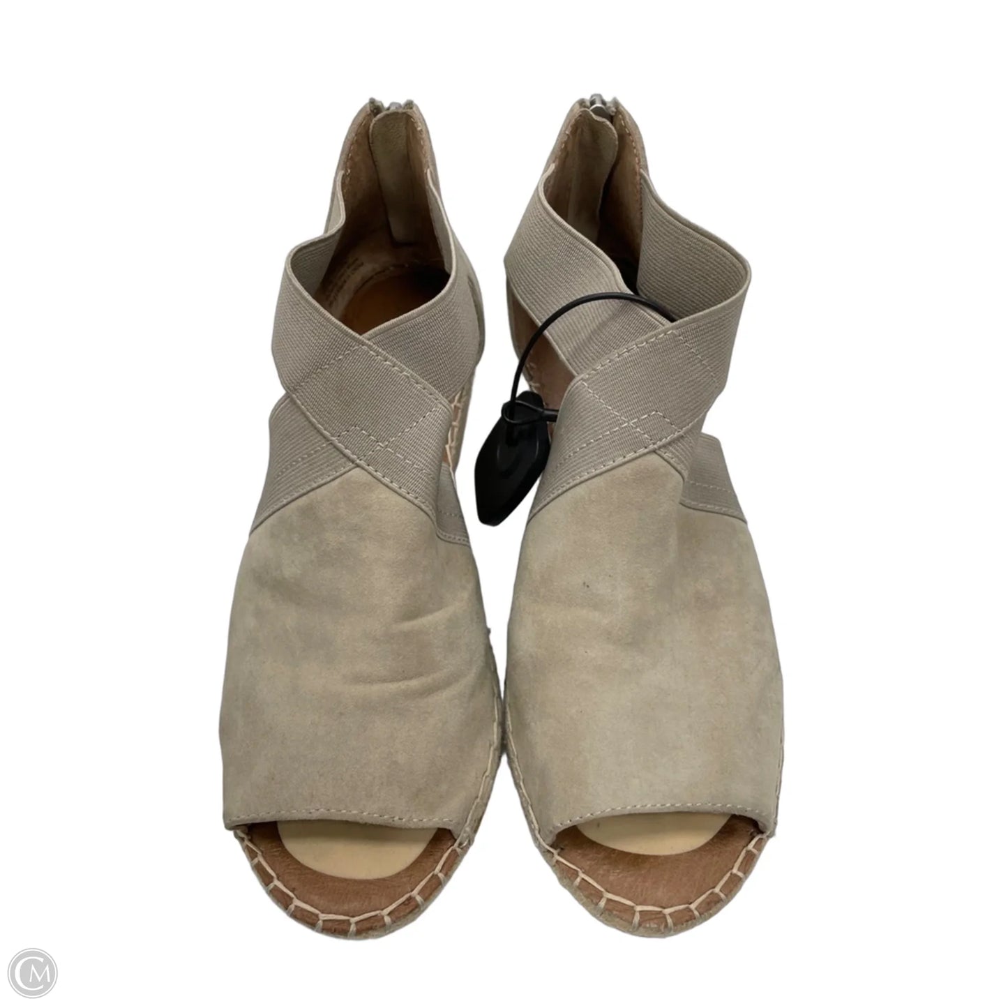 Sandals Heels Wedge By Gentle Souls In Tan, Size: 8