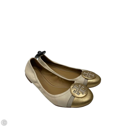 Shoes Designer By Tory Burch In Cream, Size: 6.5