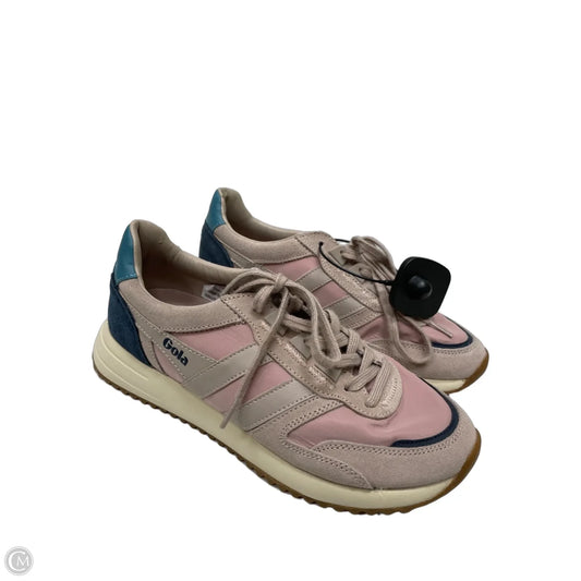 Shoes Sneakers By Gola In Blue & Pink, Size: 6