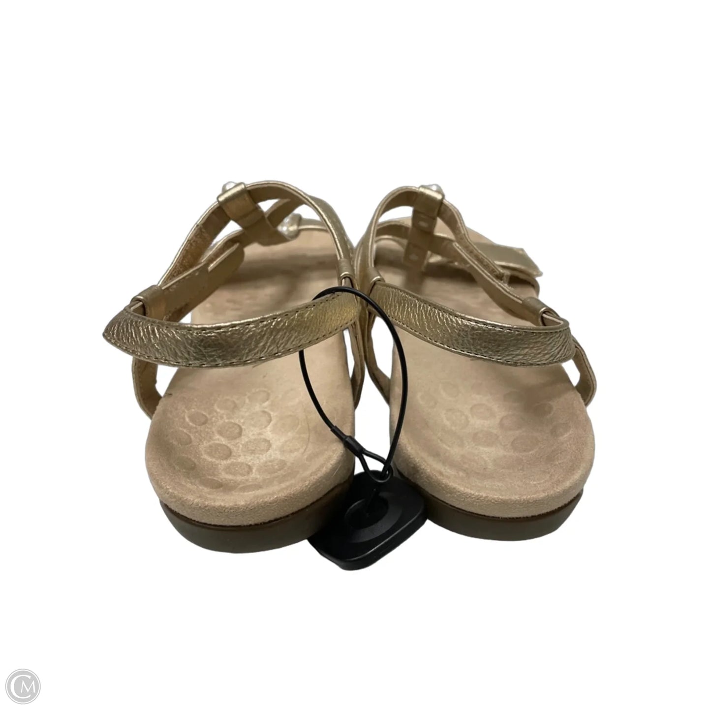 Sandals Flats By Vionic In Gold, Size: 11