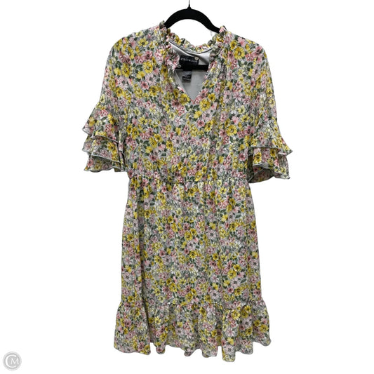 Dress Casual Short By Clothes Mentor In Floral Print, Size: L