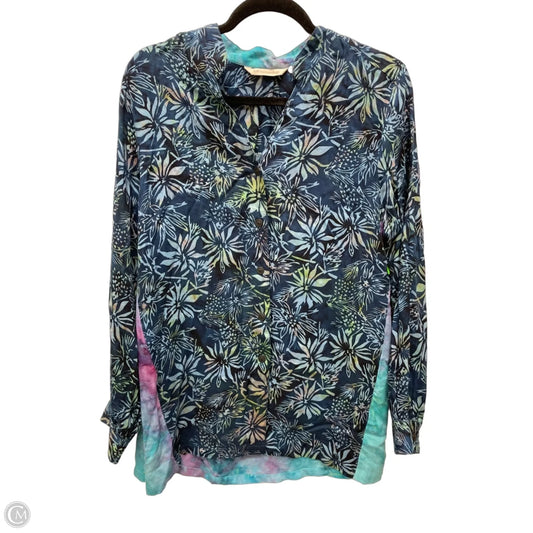 Top Long Sleeve By Soft Surroundings In Floral Print, Size: M