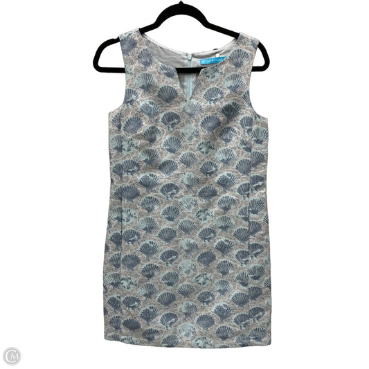 Dress Casual Short By Tori Richards In Blue & White, Size: S