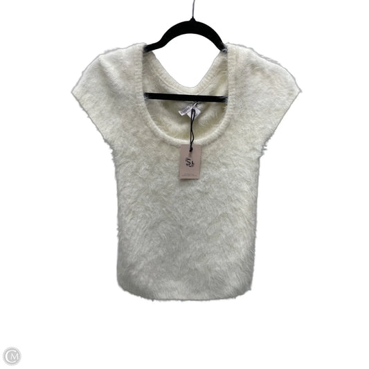 Sweater Short Sleeve By Sincerely Jules In Cream, Size: S