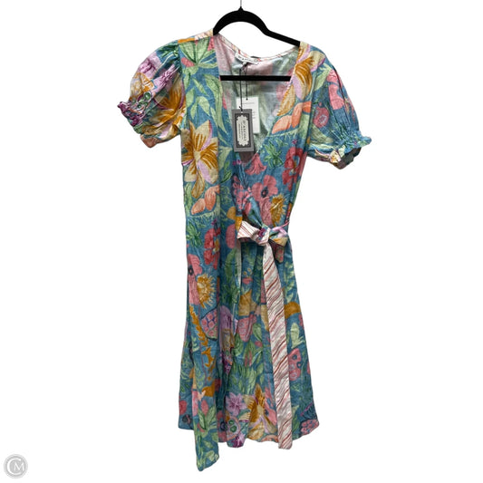 Dress Casual Short By Clothes Mentor In Floral Print, Size: L