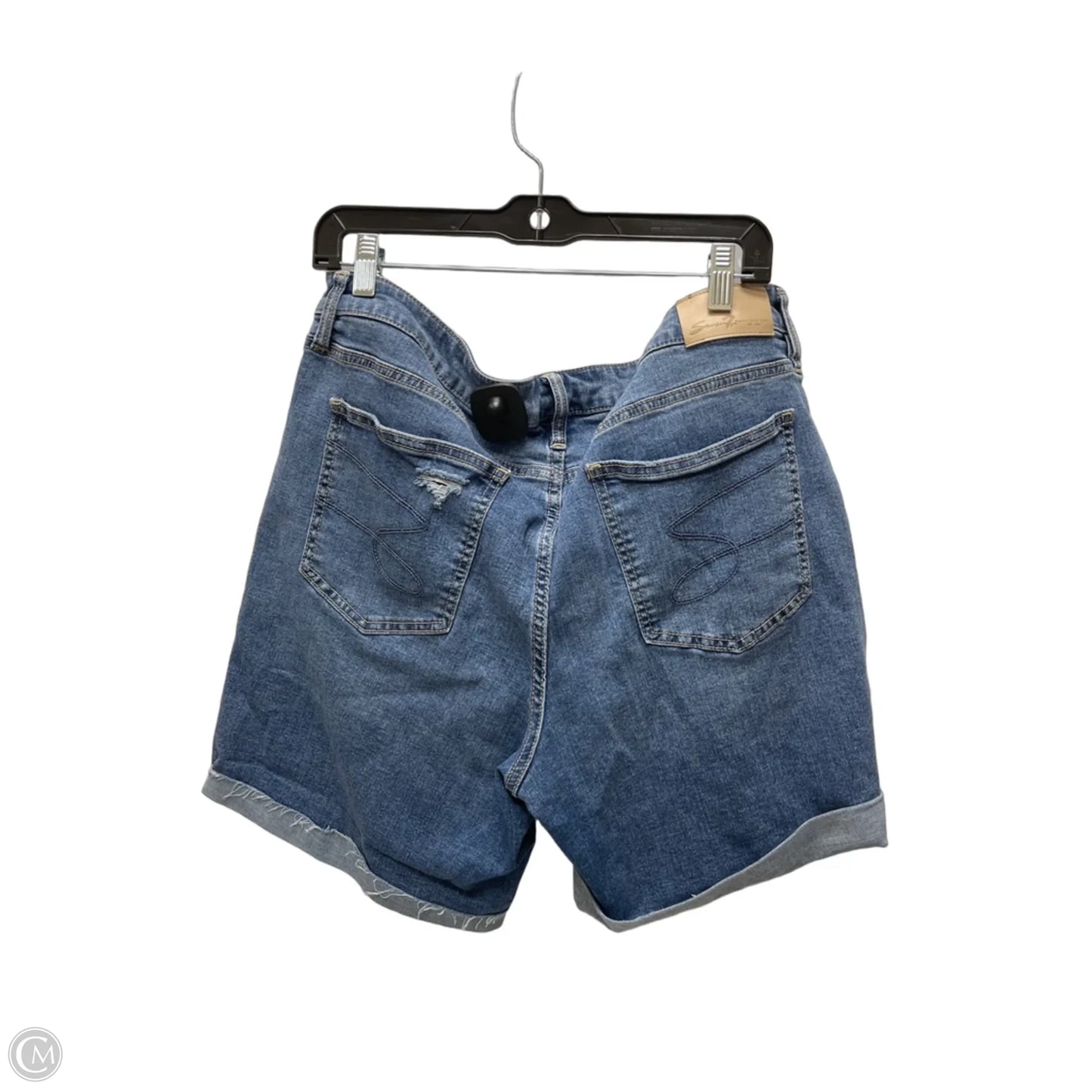 Shorts By Seven 7 In Blue Denim, Size: 16