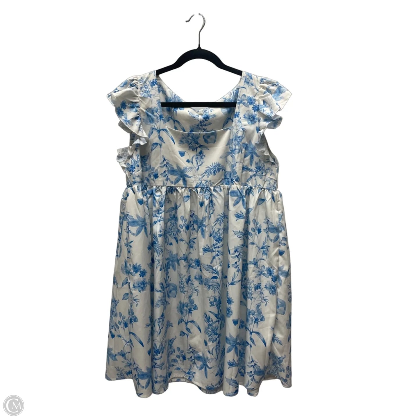 Dress Casual Short By Shein In Floral Print, Size: L