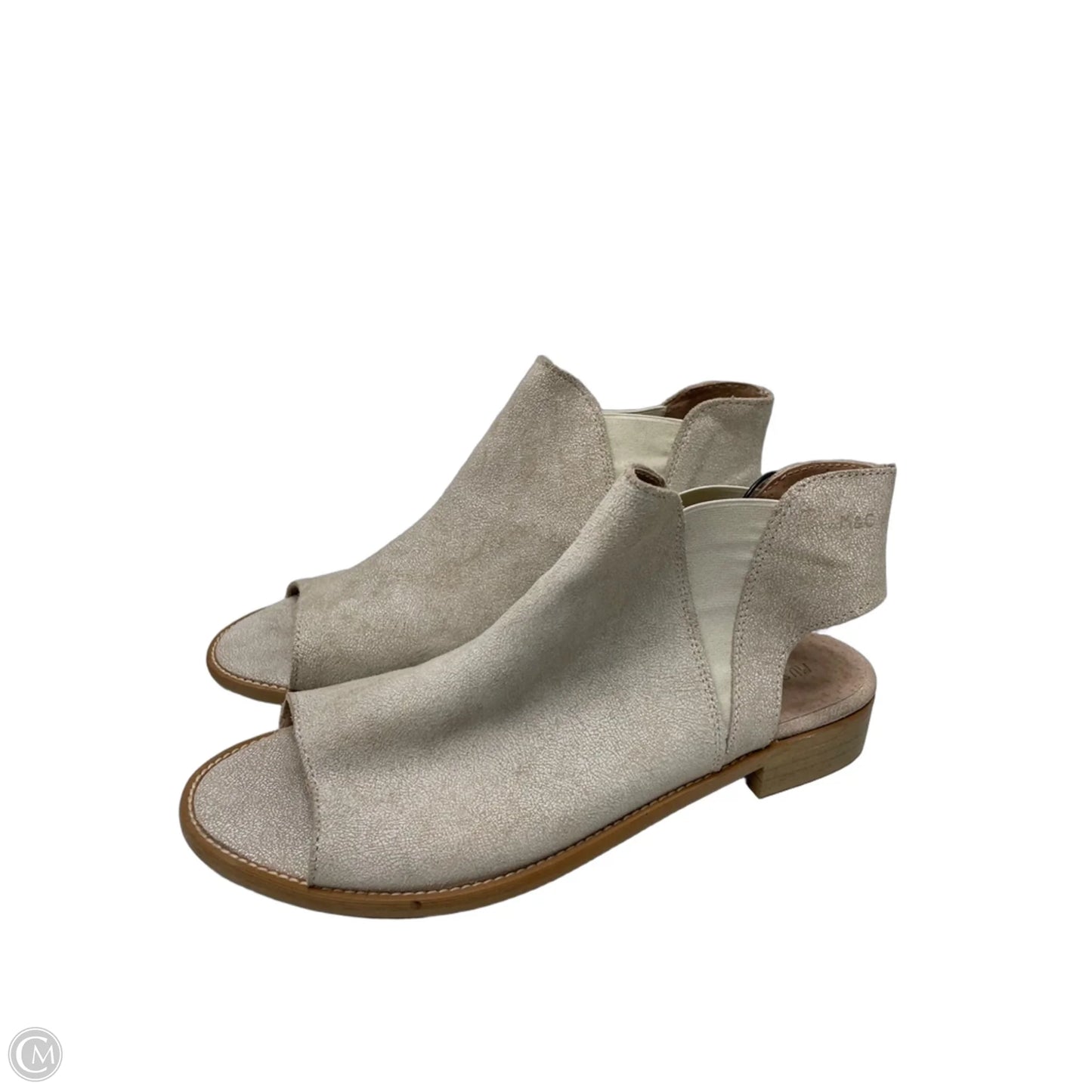 Shoes Heels Block By Cmc In Tan, Size: 11