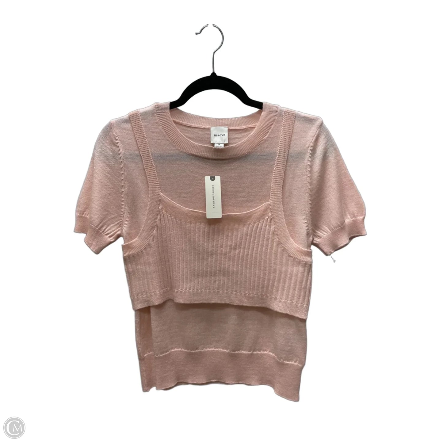 Sweater 2pc By Maeve In Pink, Size: M