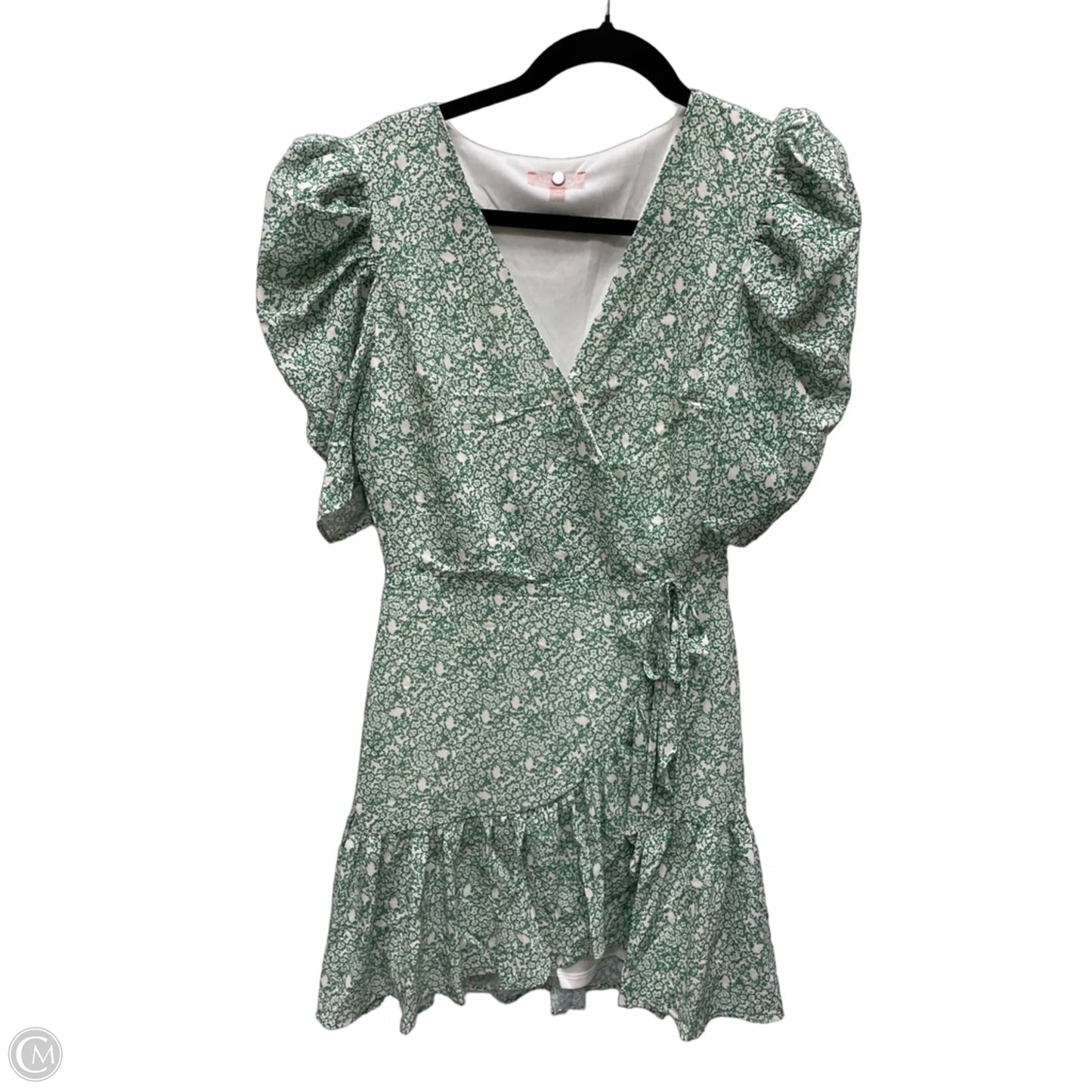 Dress Casual Short By Cmb In Green & White, Size: S