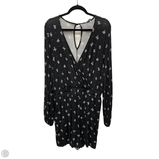 Romper By Torrid In Black & White, Size: 1x