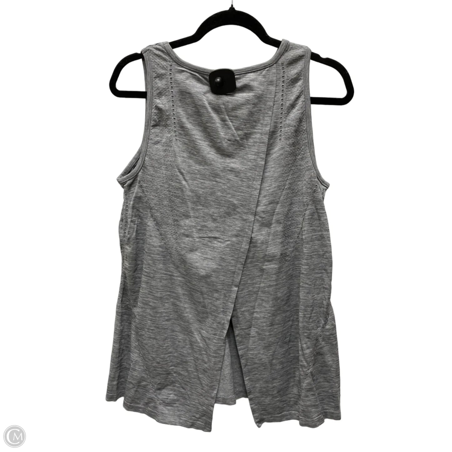 Athletic Tank Top By Athleta In Grey & White, Size: L