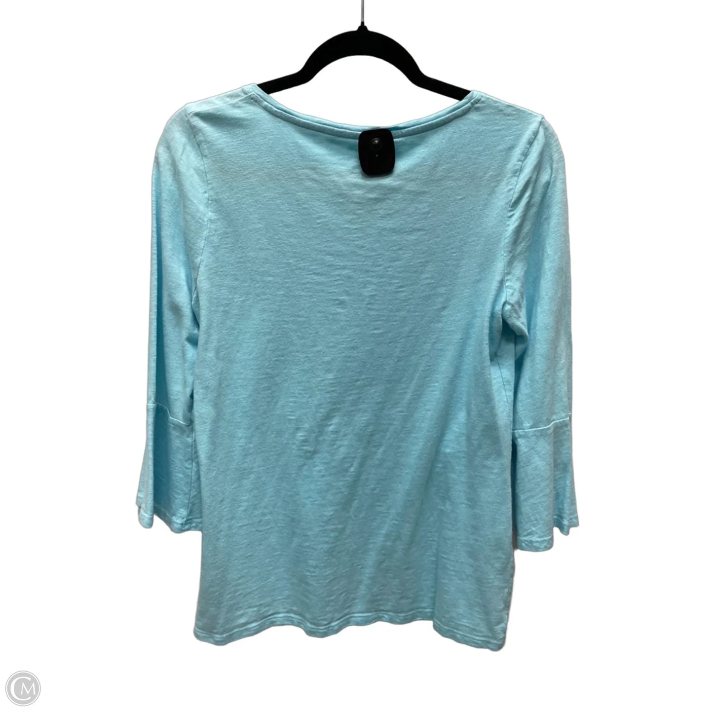 Top 3/4 Sleeve By Chicos In Blue, Size: S
