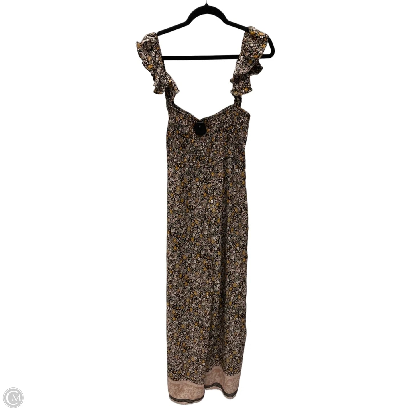 Jumpsuit By Francesca's In Floral Print, Size: L
