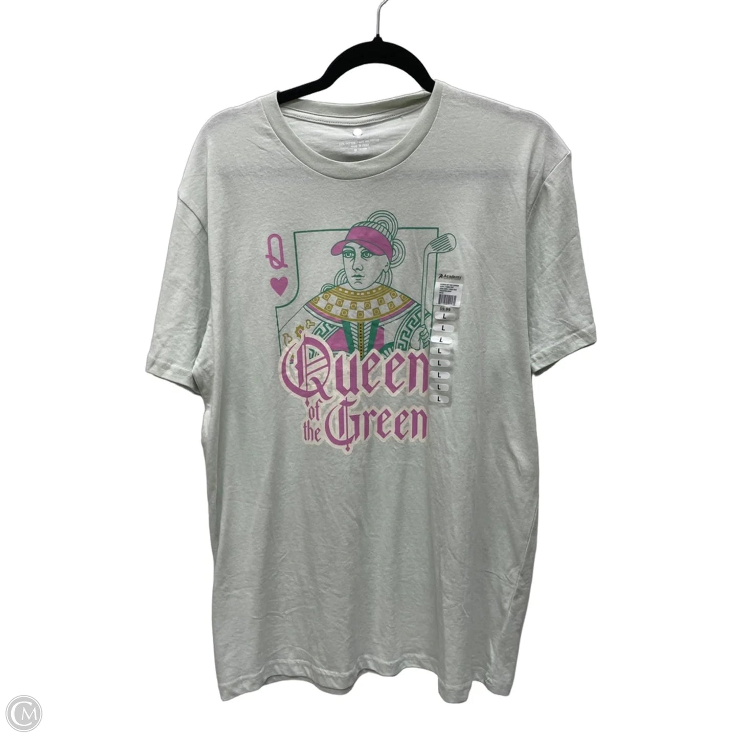 Top Short Sleeve Basic By Cme In Green, Size: L
