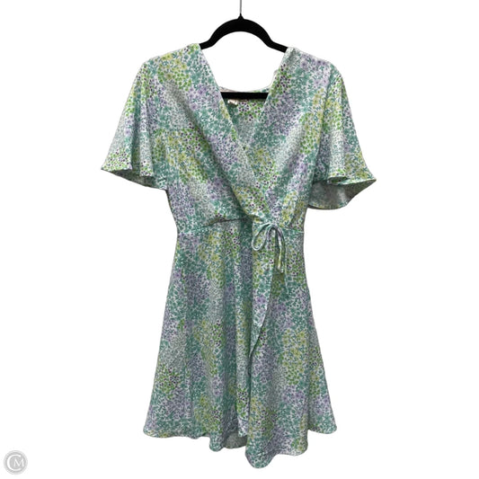 Dress Casual Short By Monteau In Floral Print, Size: L