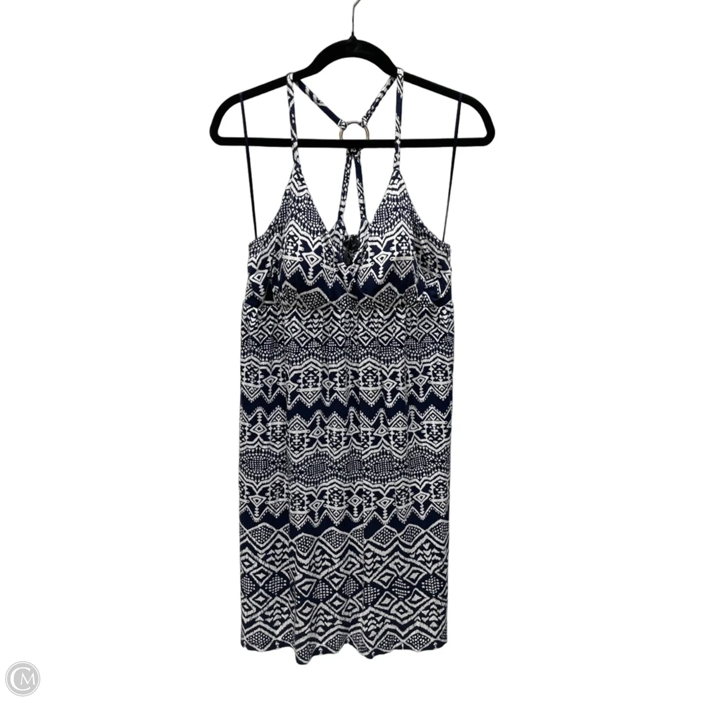 Dress Casual Short By Inc In Blue & White, Size: Xl