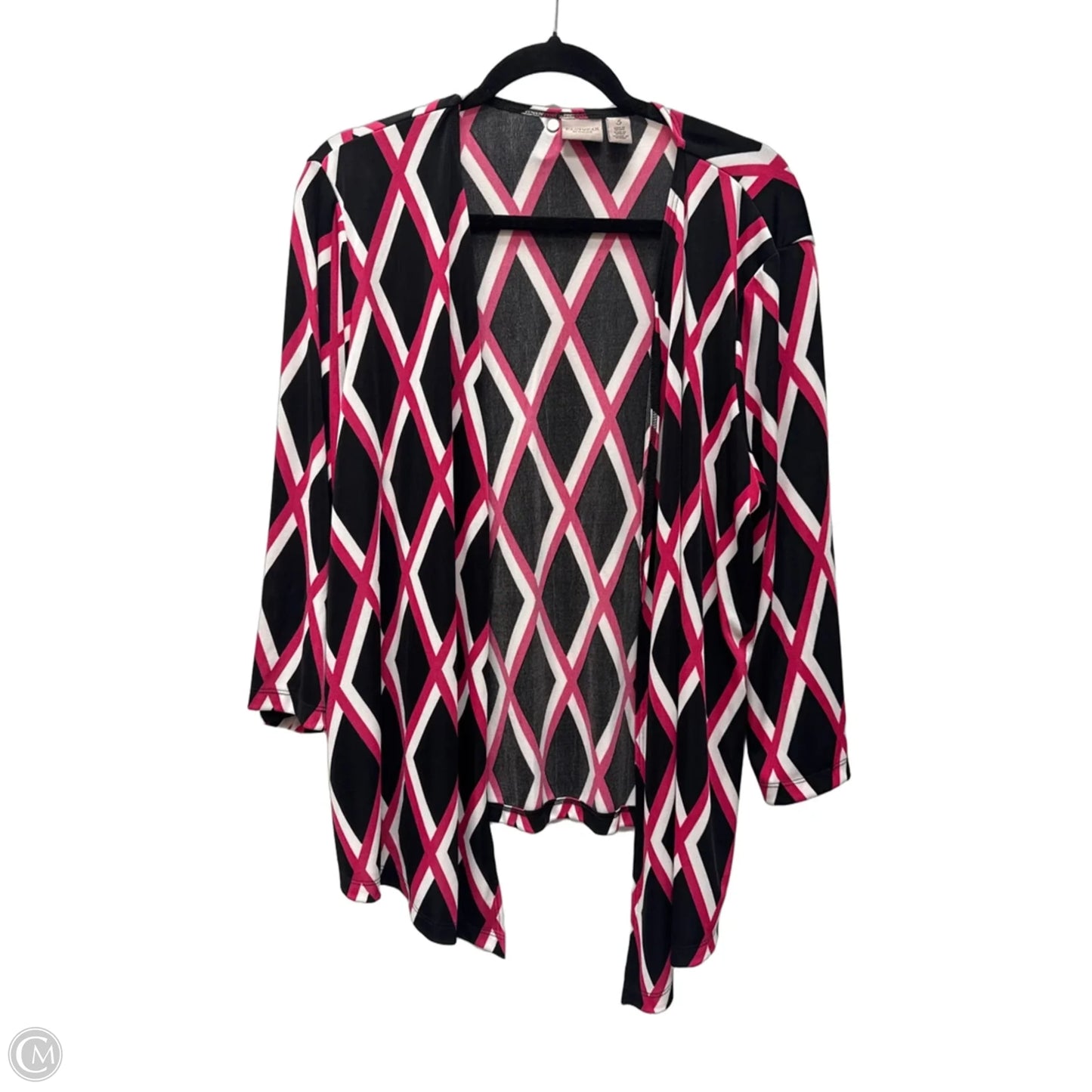 Cardigan By Chicos In Geometric Pattern, Size: L