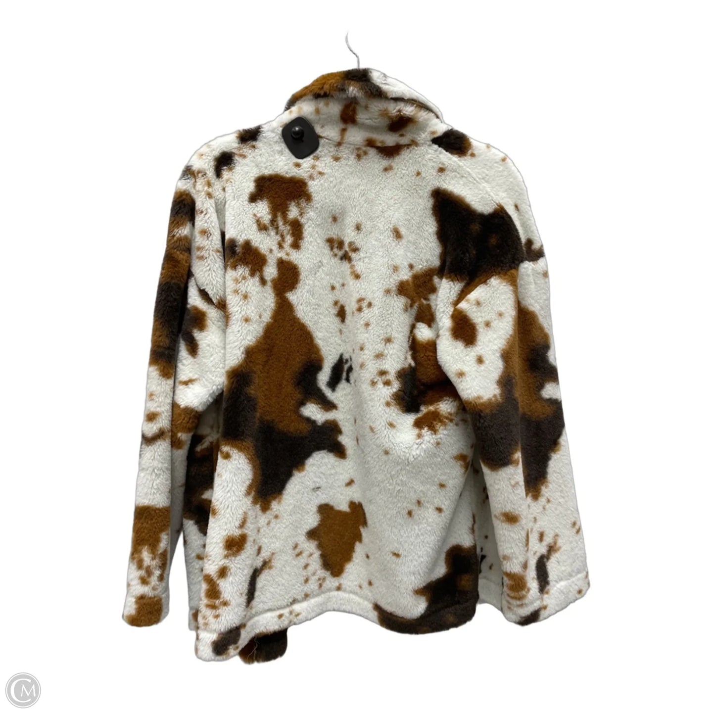 Coat Faux Fur & Sherpa By Shein In Animal Print, Size: S