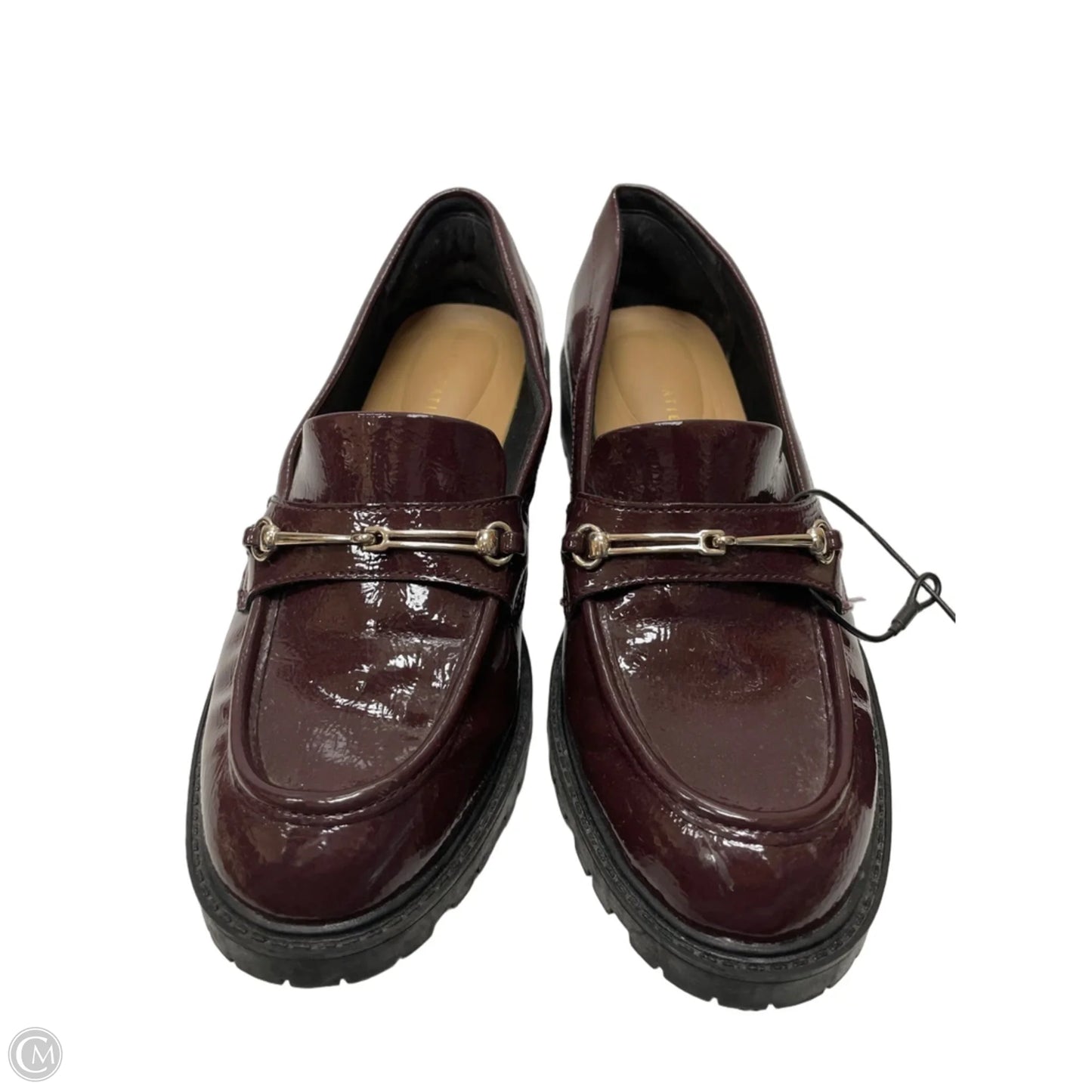 Shoes Heels Block By Kelly And Katie In Maroon, Size: 7.5