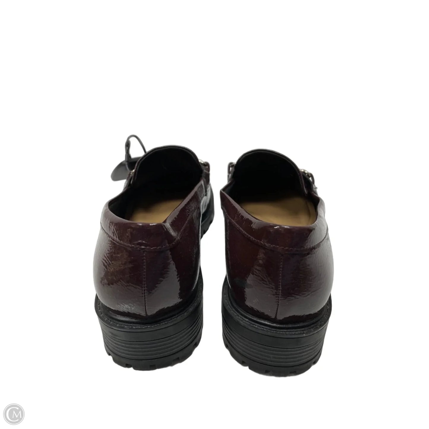 Shoes Heels Block By Kelly And Katie In Maroon, Size: 7.5