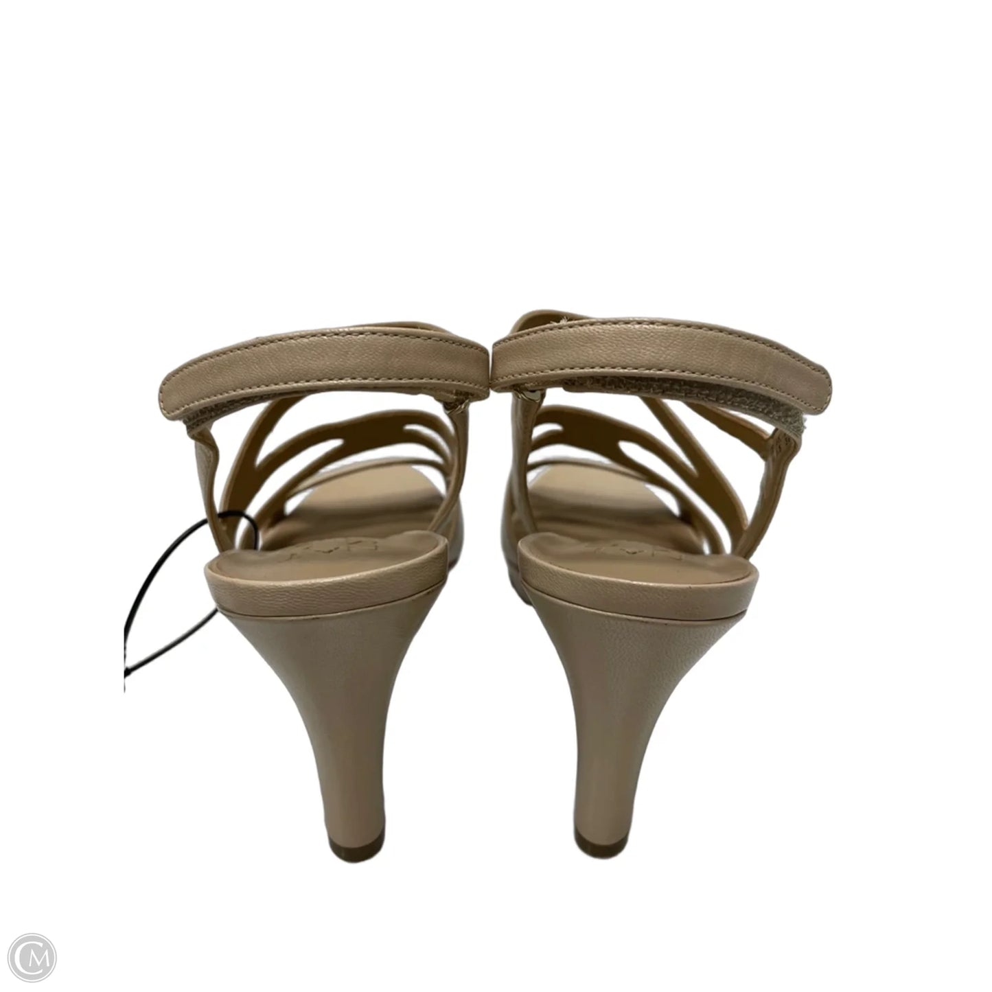 Sandals Heels Block By Naturalizer In Tan, Size: 7.5