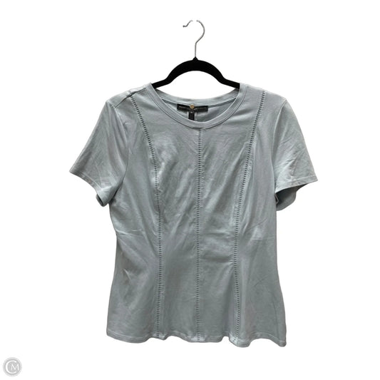 Top Short Sleeve By White House Black Market In Blue, Size: M