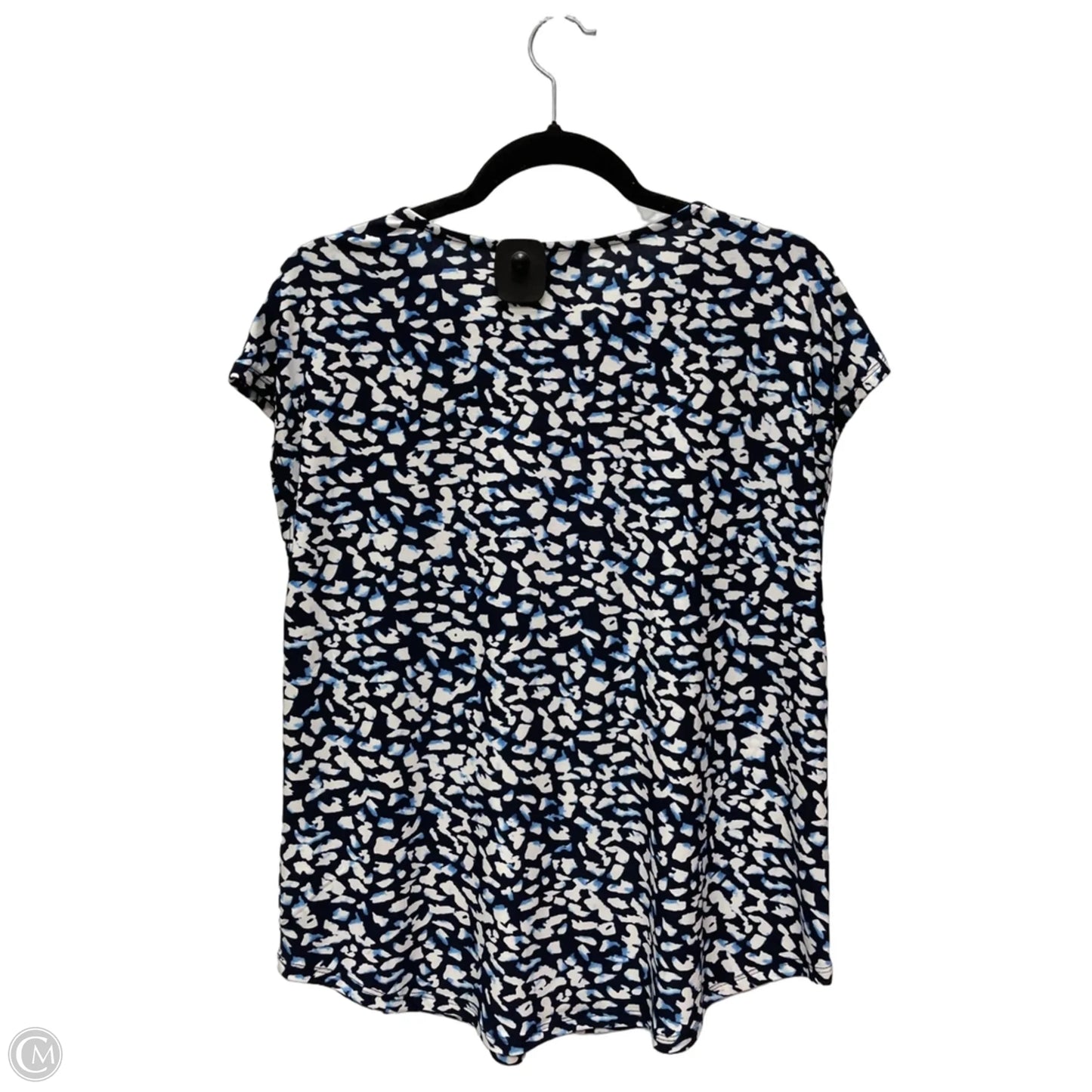 Top Sleeveless By Jones New York In Blue & White, Size: M