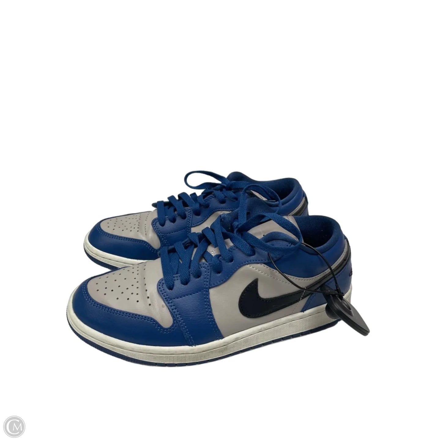 Shoes Sneakers By Nike In Blue & Grey, Size: 10