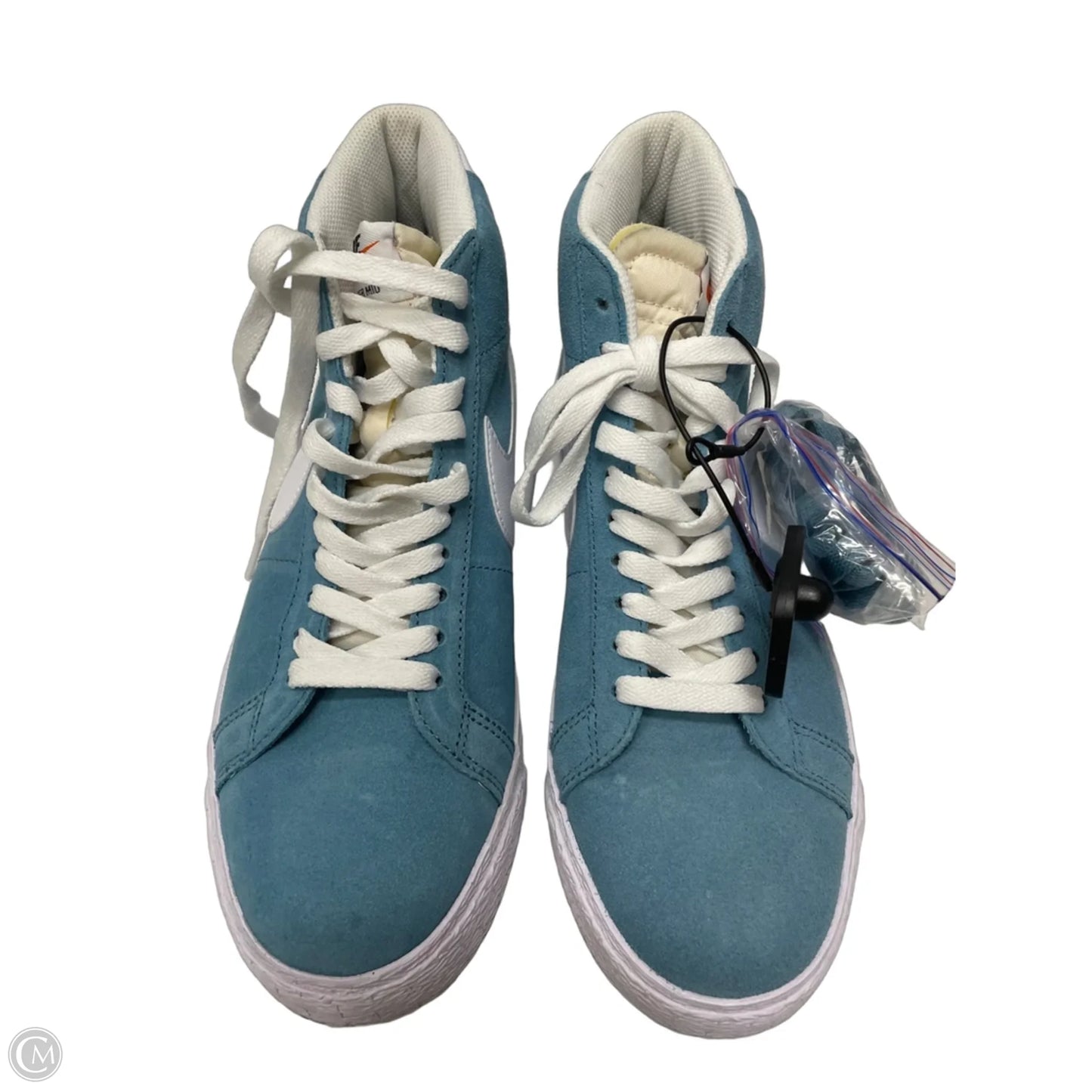 Shoes Sneakers By Nike In Blue & White, Size: 10