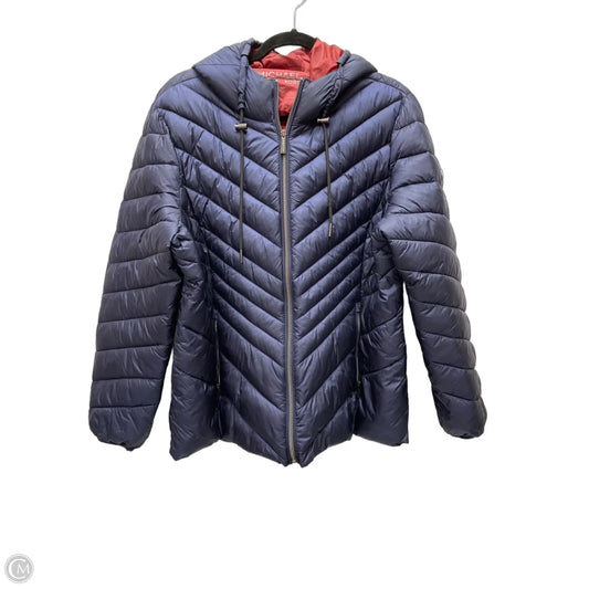Coat Puffer & Quilted By Michael By Michael Kors In Navy, Size: Xl