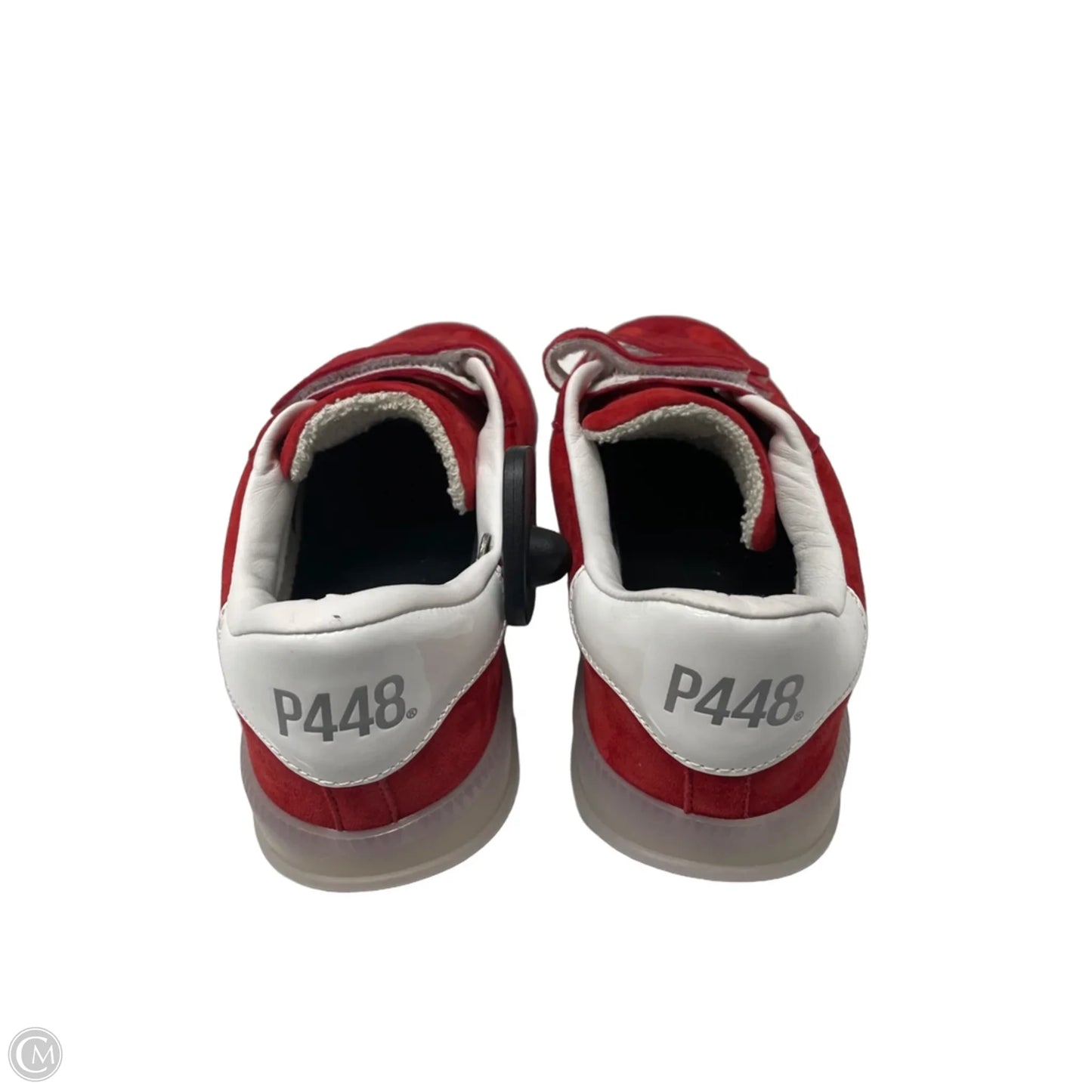 Shoes Sneakers By P448 In Red & White, Size: 7.5