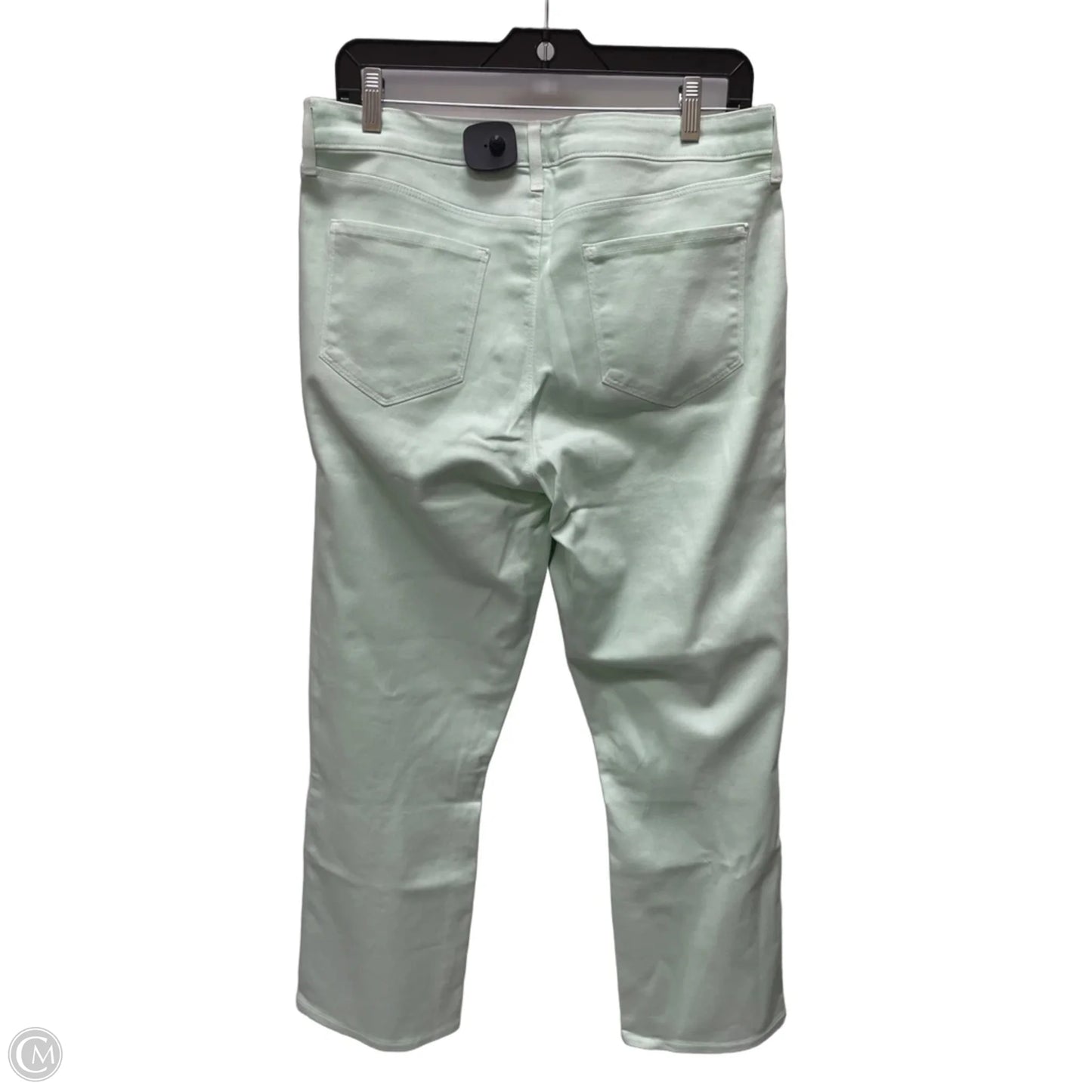 Jeans Flared By L Agence In Green Denim, Size: 14