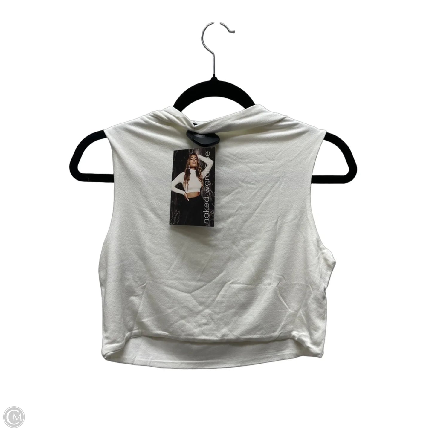 Top Sleeveless By Nakedwardrobe In Cream, Size: L