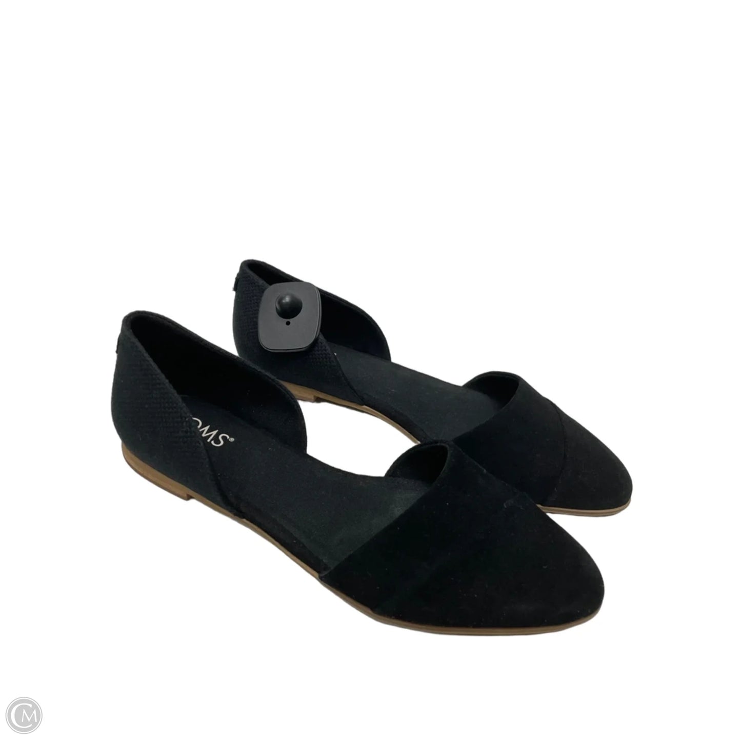 Shoes Flats By Toms In Black, Size: 10