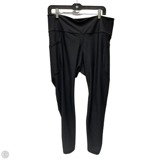 Athletic Leggings By Old Navy In Black, Size: Xl