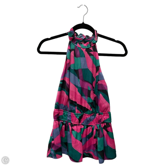 Blouse Sleeveless By Nine West Apparel In Multi-colored, Size: Xs