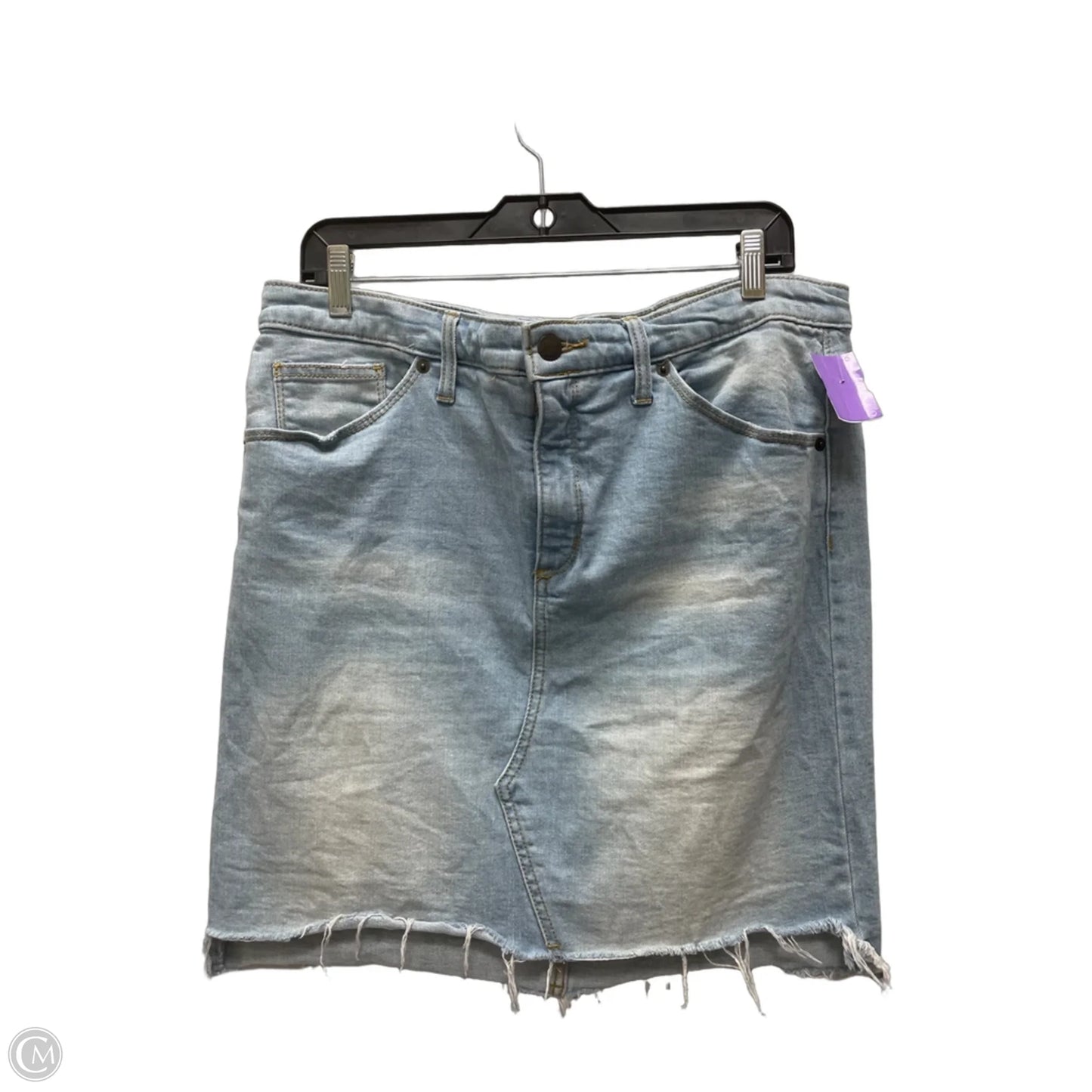 Skirt Mini & Short By Universal Thread In Blue Denim, Size: 16