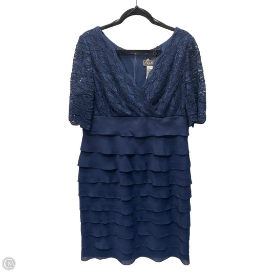 Dress Party Short By Alex Evenings In Navy, Size: Xl