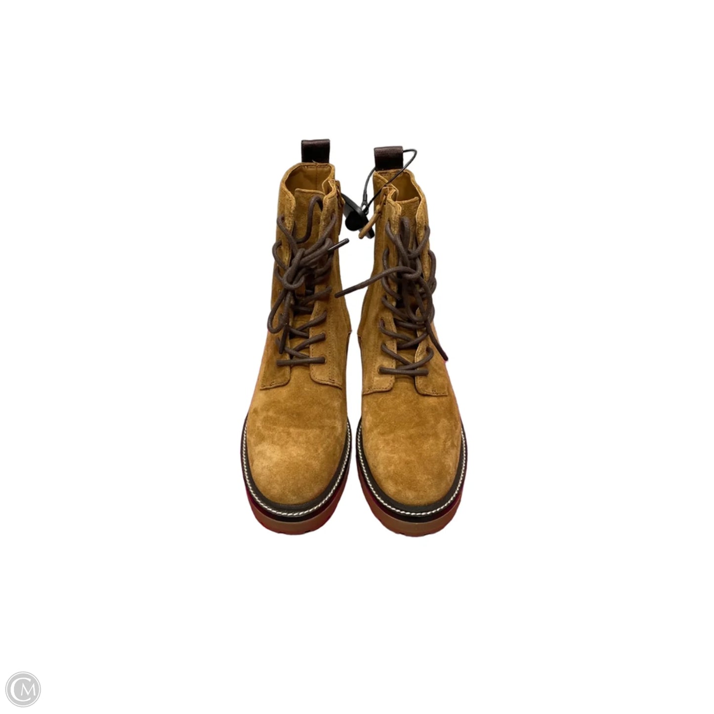 Boots Designer By Tory Burch In Brown, Size: 7.5