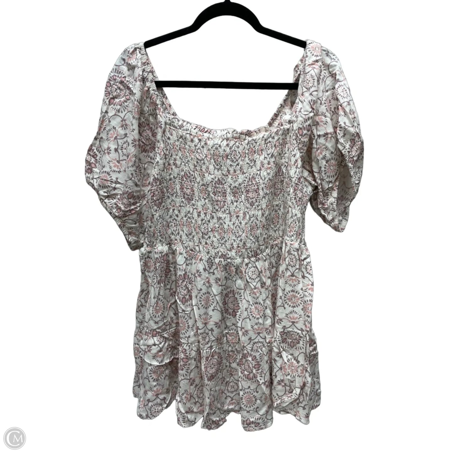 Blouse Short Sleeve By Torrid In Floral Print, Size: 2x