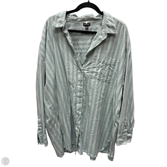 Top Long Sleeve By Torrid In Striped Pattern, Size: 2x