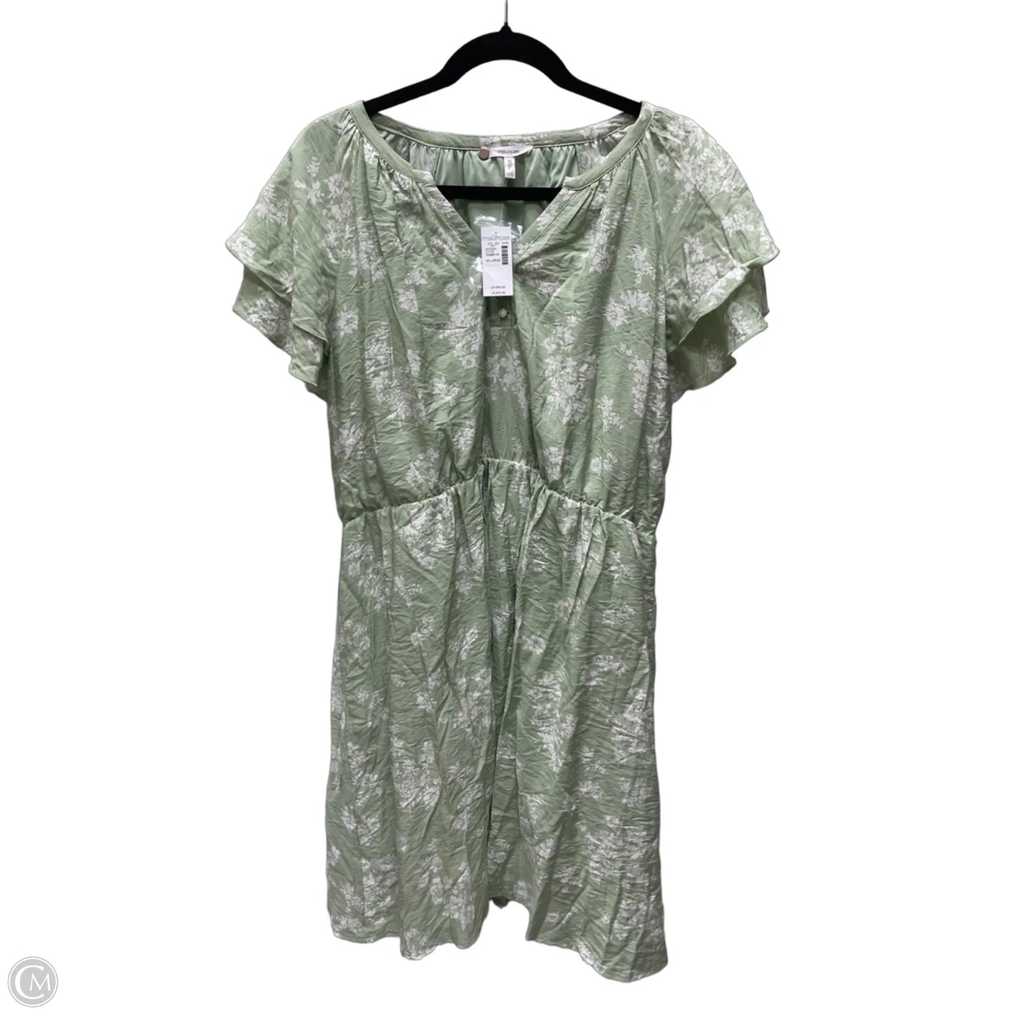 Dress Casual Short By Maurices In Floral Print, Size: 2x