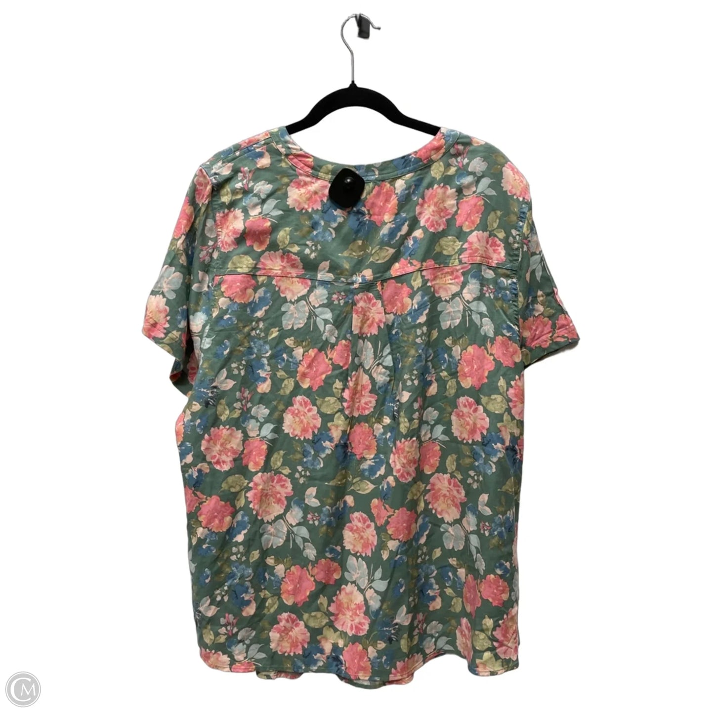 Blouse Short Sleeve By Torrid In Floral Print, Size: 3x