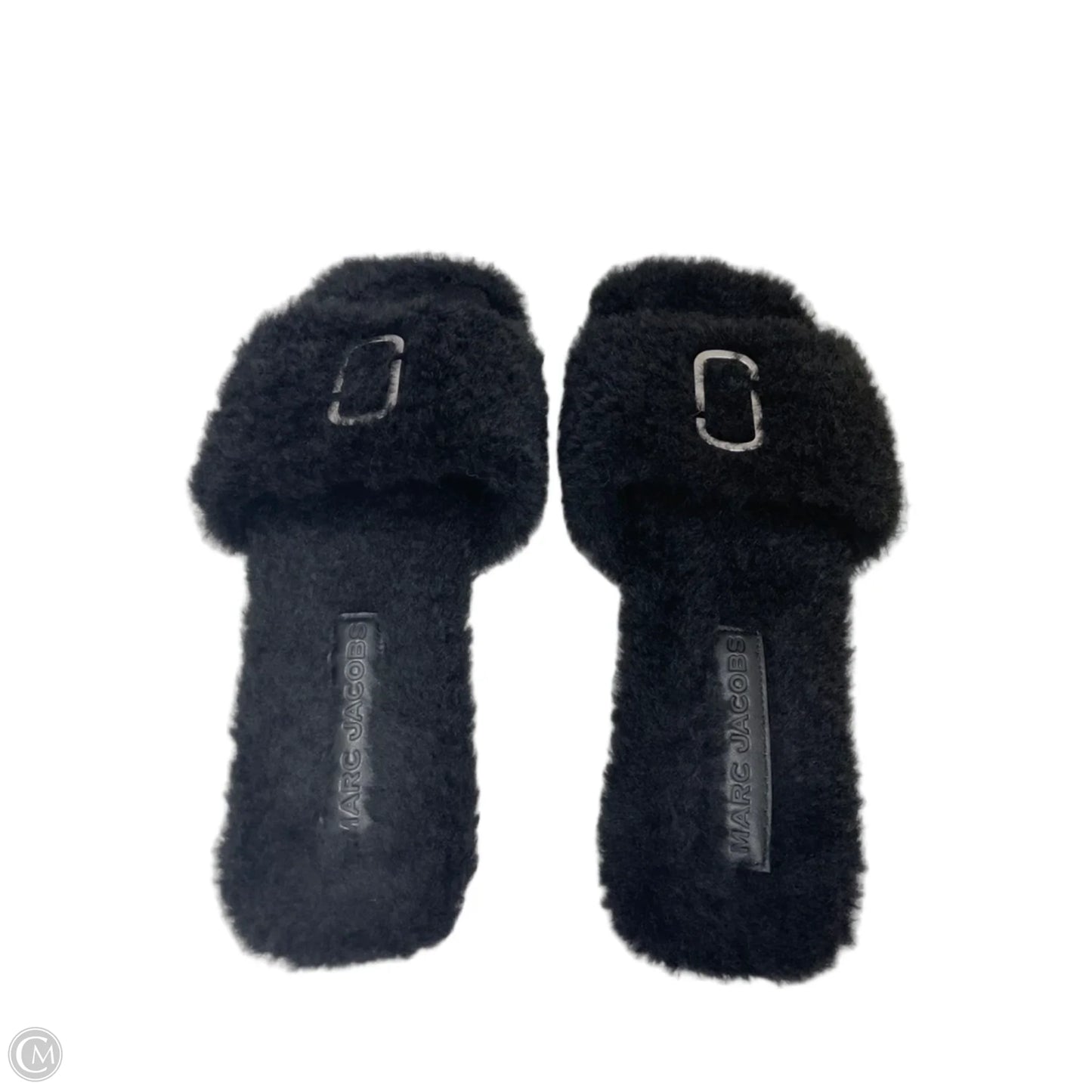 Sandals Luxury Designer By Marc Jacobs In Black, Size: 8