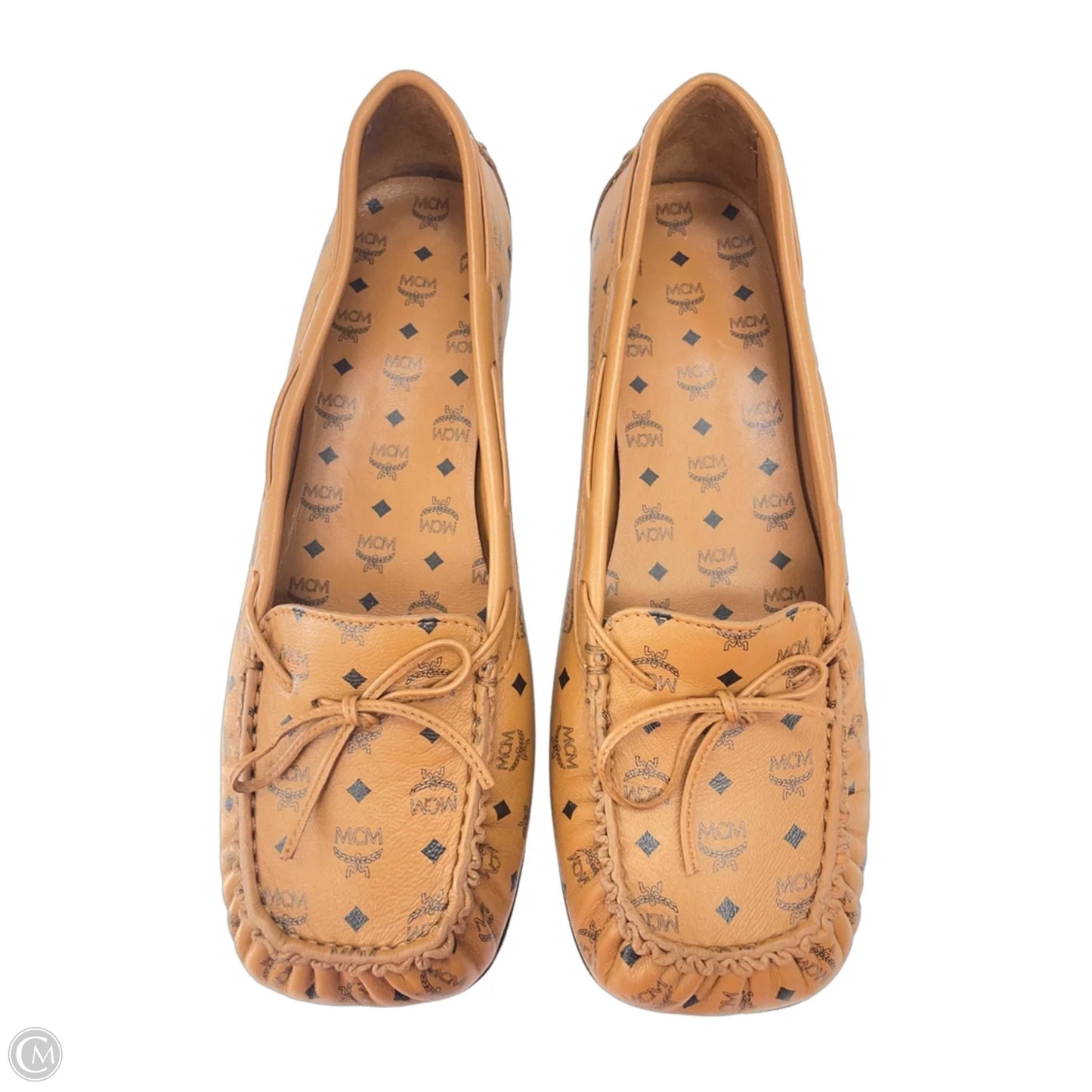 Shoes Luxury Designer By Mcm In Brown, Size: 8