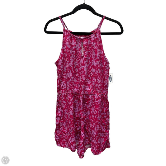 Romper By Old Navy In Floral Print, Size: M