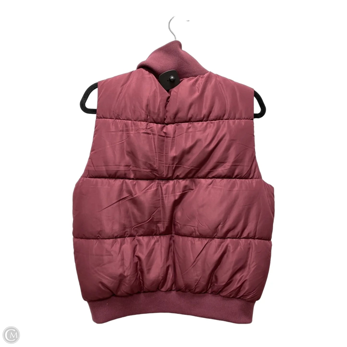 Vest Puffer & Quilted By Madden Girl In Maroon, Size: S