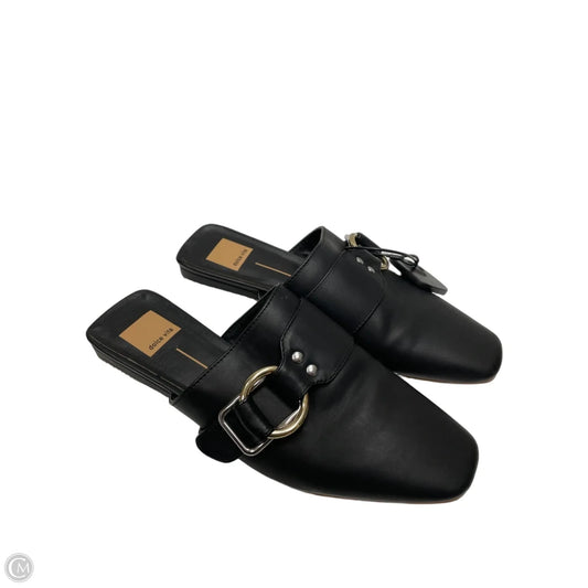 Shoes Flats By Dolce Vita In Black & Gold, Size: 7.5