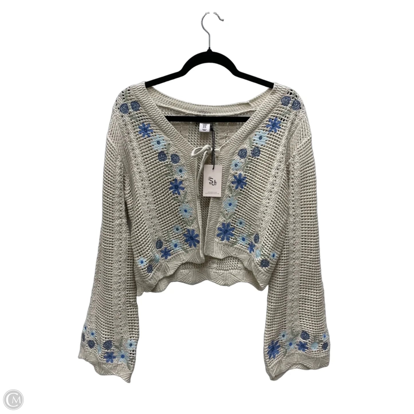 Sweater Cardigan By Sincerely Jules In Tan, Size: M